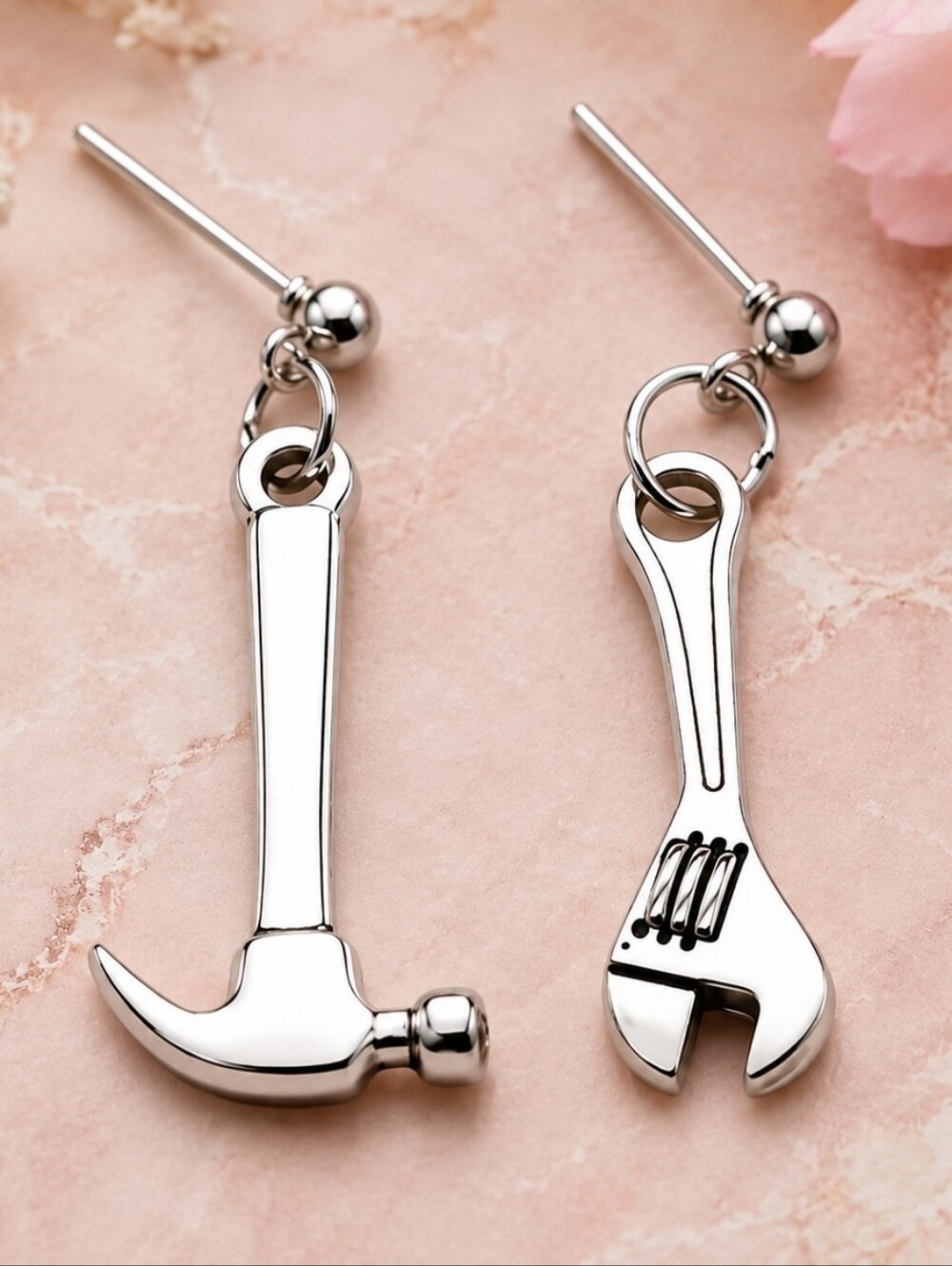 MODCLOTH HAMMER & WRENCH TOOL EARRINGS 2